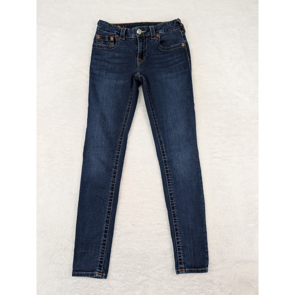 True Religion Jennie Curvy Jeans Women's Size 27 Mid Rise Super Skinny